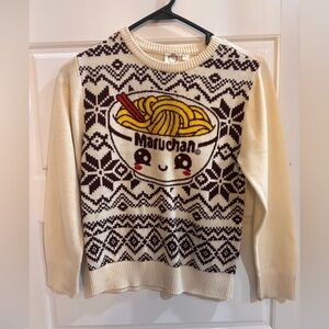 Kids size medium ramen sweater